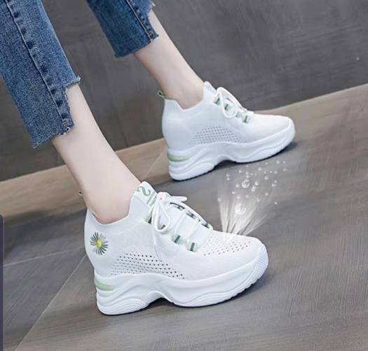 GIÀY ĐỘN ĐẾ NỮ CỔ CHUN 7 PHÂN TĂNG CHIỀU CAO - GIÀY ULZZANG NỮ HÀN QUỐC