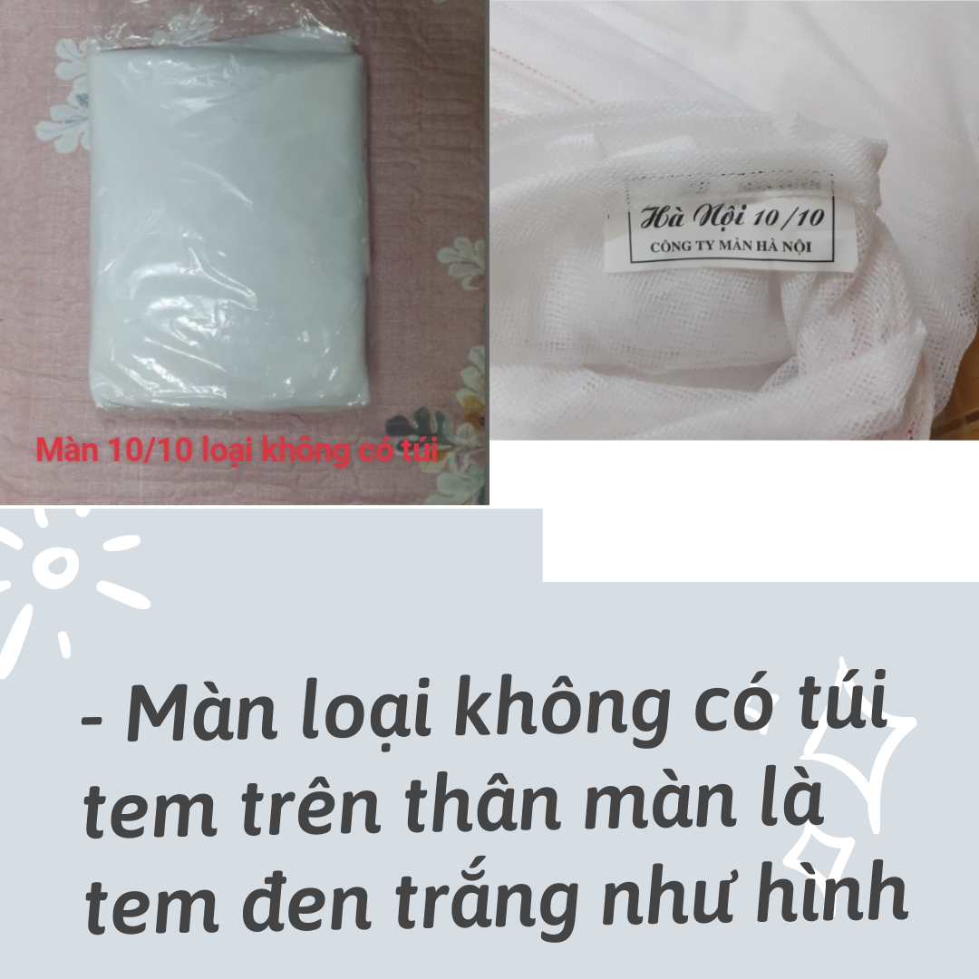 [CHÍNH HÃNG] Mùng Tuyn, Màn Tuyn Chống Muỗi Cao Cấp Công ty CP Dệt 10/10, Mùng Tuyn Dây, Màn Tuyn Dây Chính Hãng 10/10 Cao 2m Đủ Kích Thước, Bảo Hành 1 Đổi 1 Trong Vòng 7 Ngày