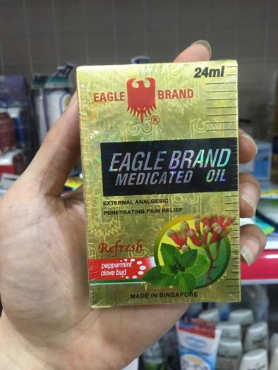 Dầu gió vàng Mỹ Eagle Brand Medicated Oil 24ml