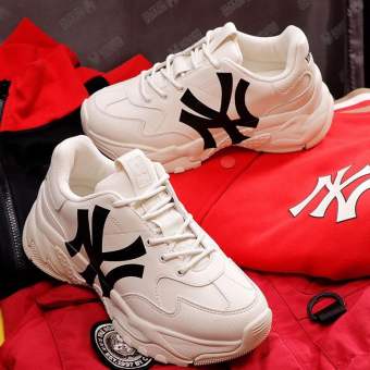 Giày Sneaker MLB Yankess chữ đen NY ( Full box)
