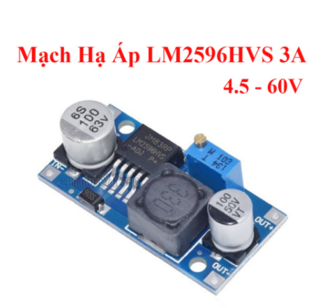 Mạch hạ áp lm2596hvs dc-dc 3a 4.5-60v