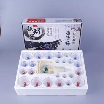 Bộ Giác Hơi 24 Ống Hút Chân Không Hàn Quốc, không dùng lửa-vật lí trị liệu z.