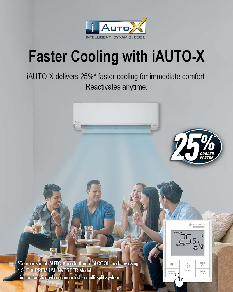Panasonic X-Premium R32 System 1 Aircon with nanoe™X (5 Ticks) · v2