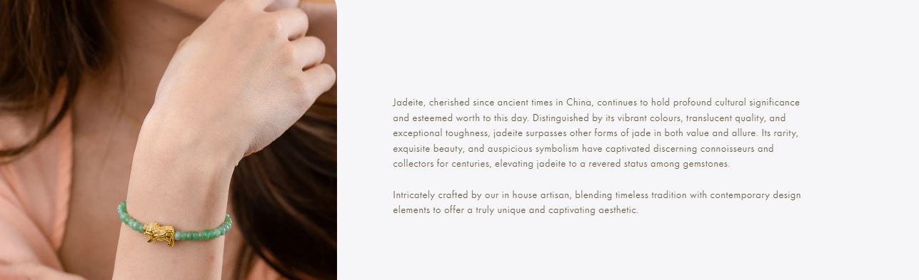 Hoseiki Jadeite's Embrace: Fei Cui Bracelet & Necklace Bundle (Free Jadeite Elephant) · v3