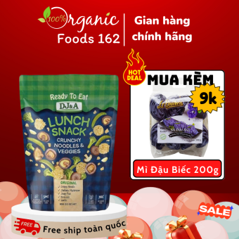 Hỗn hợp mì và rau củ sấy giòn DJ&A 90gr - Snack ăn vặt - DJ&A Crunchy Noodles & Veggies