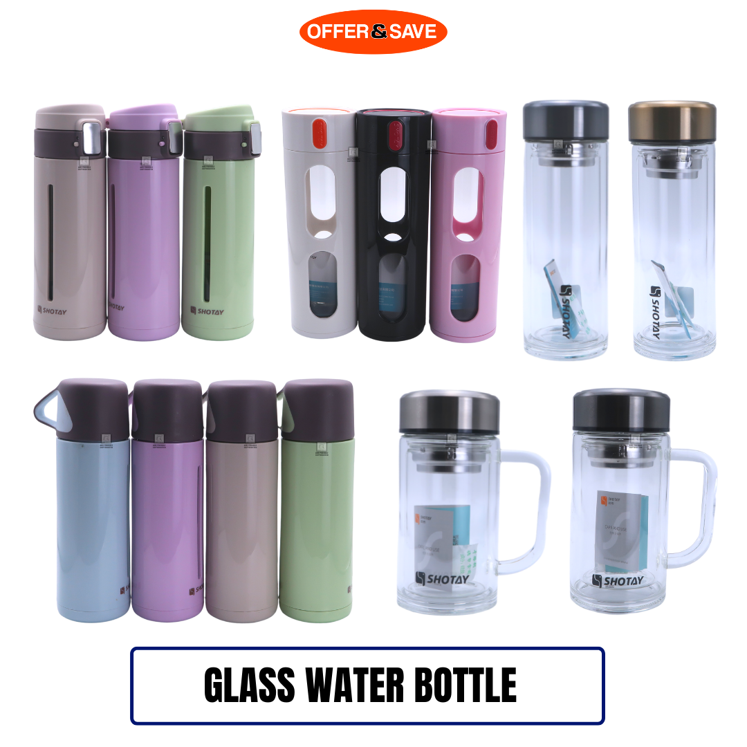 Shotay Comfortable Drinking 750 ml Strawless Handled Water Bottle with  Lockable Lid