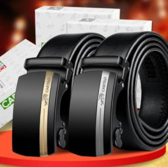 Thắt lưng da nam, dây nịt nam da, dây nịt da nam, dây lưng da nam, dây lưng nam da, thắt lưng nam da cao cấp, dây lưng da nam dây nịt da nam CARTELO rộng 35mm khóa tự động - MYGOOD