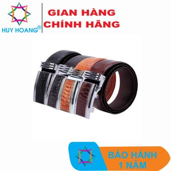 Dây nịt nam da đà điểu  4P màu đen, nâu đất, vàng bò, nâu đỏ HK4417-18-19-20