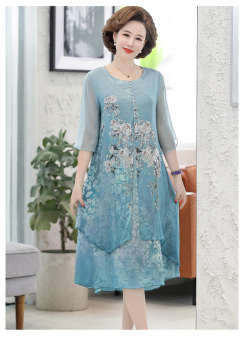 Đầm trung niên, đầm U50, Đầm suông cho mẹ, Váy suông cao cấp 2022