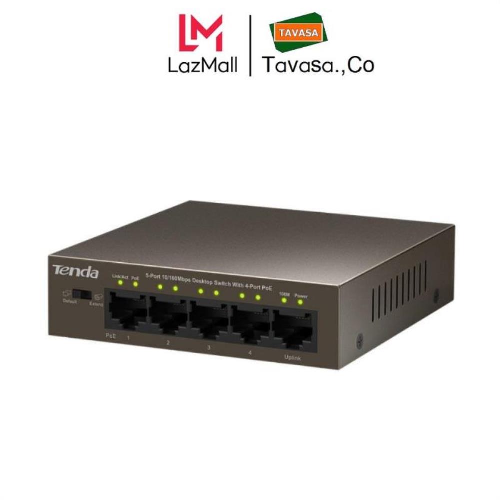 Thiết bị Switch Poe 5 cổng tốc độ 100M TENDA TEF1105P