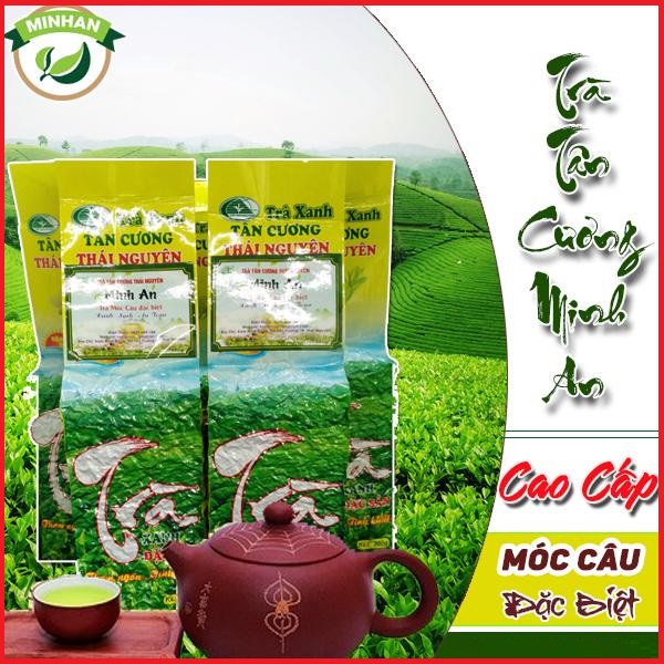 Trà sạch Thái Nguyên Tân Cương Móc Câu Đặc Biệt Loại 1 - chè bắc xanh sạch thơm ngon hậu ngọt cánh đẹp giá xưởng - cssx Trà Minh An