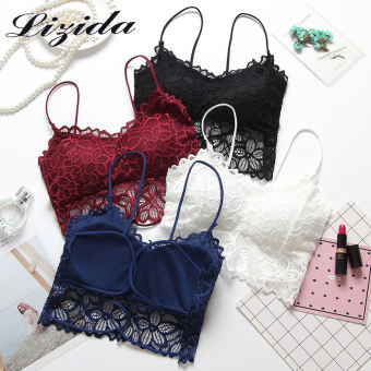 Lizida Áo Ống Quấn Ngực Gợi Cảm Lưng Đẹp Phối Ren Bộ Sưu Tập Ngắn Đồ Lót Học Sinh Nữ, Yếm Trong Đáy