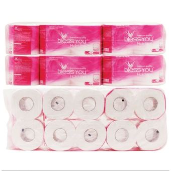 Giấy vệ sinh BLESS YOU HOLD ME (Lốc 10 cuộn)