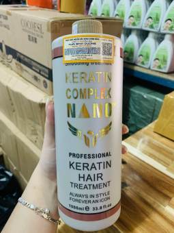 ]Keratin Complex Nano Nâu 1000ml chuyên phục hồi tóc hư tổn nặng