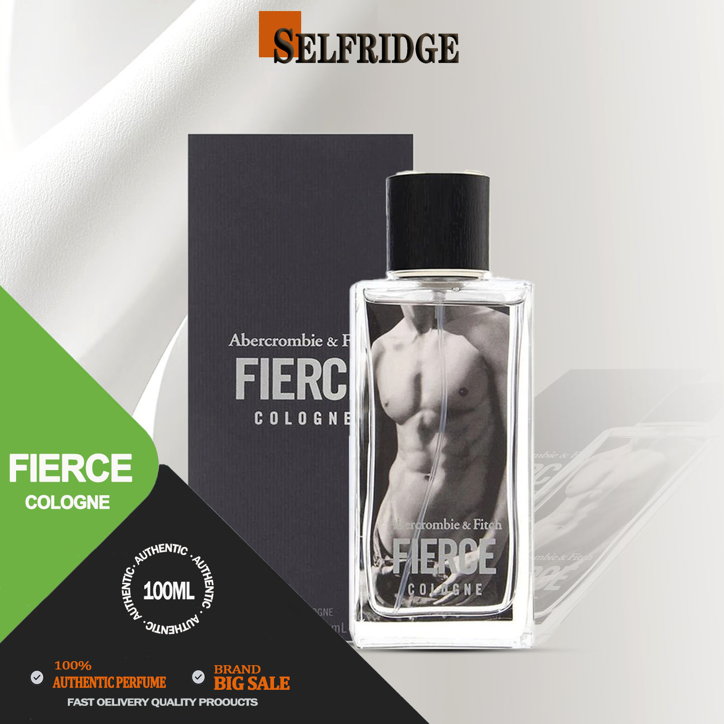 Abercrombie & Fitch Fierce Cologne Edc 100Ml For Men - Woody