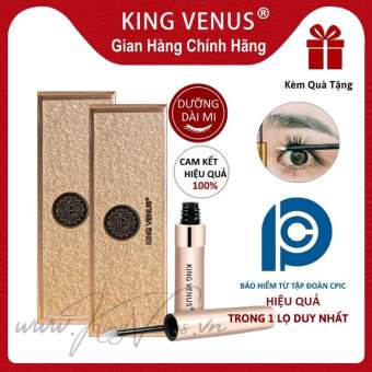 Dưỡng Mi KING VENUS [3ml x 2 lọ] Nuôi Dưỡng và Phục Hồi Lông Mi Lông Mày Dài & Dày Một Cách Tự Nhiên - Hàng Nhập Chính Hãng CTY Bảo Hành Đầy Đủ