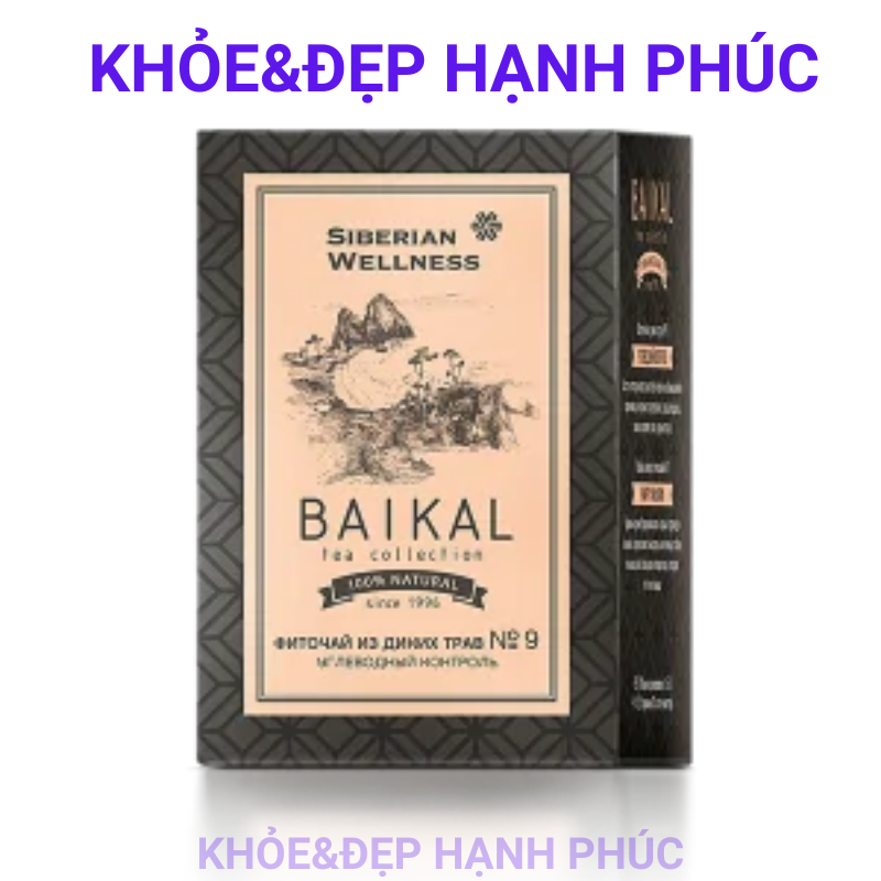 [ Trà tiểu đường N9 ] Trà thảo mộc Baikal tea collection. Herbal tea №9 - Trà tiểu đường Siberian - 30 túi/hộp