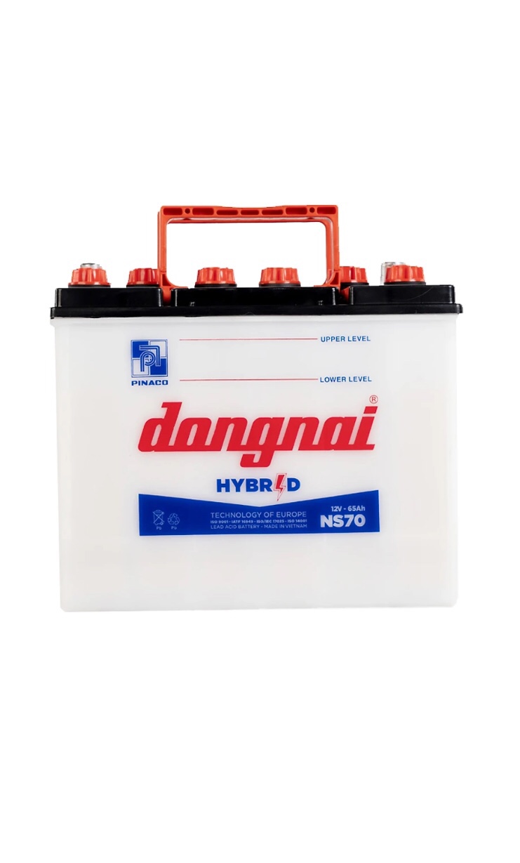 Bình ắc quy 12v hybrid đồng nai ns70 | 12v - 65ah
