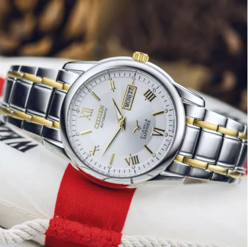 Đồng hồ nam citizen 21 automatic cao cấp + thẻ bảo hành