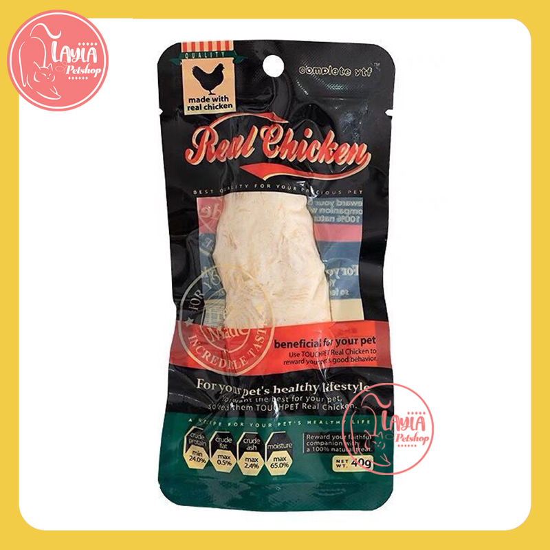 Ức gà ăn liền Real Chicken cho chó mèo