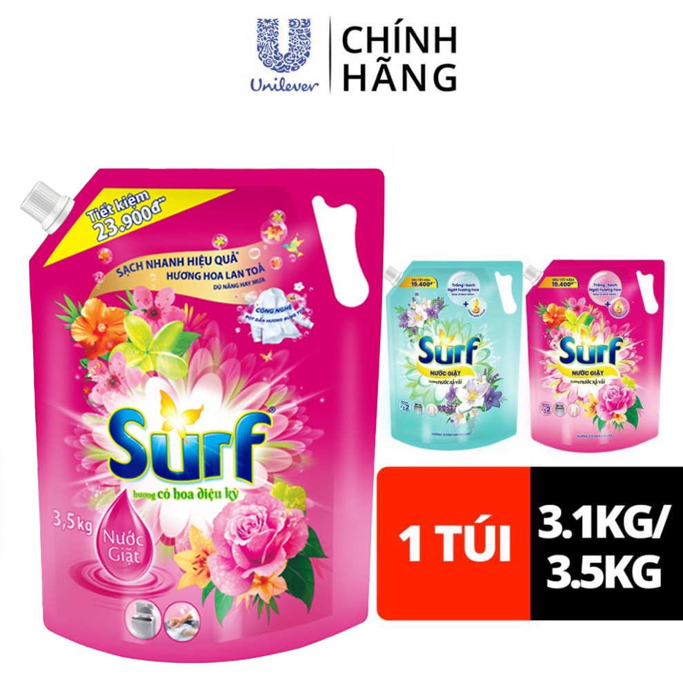 Nước giặt Surf