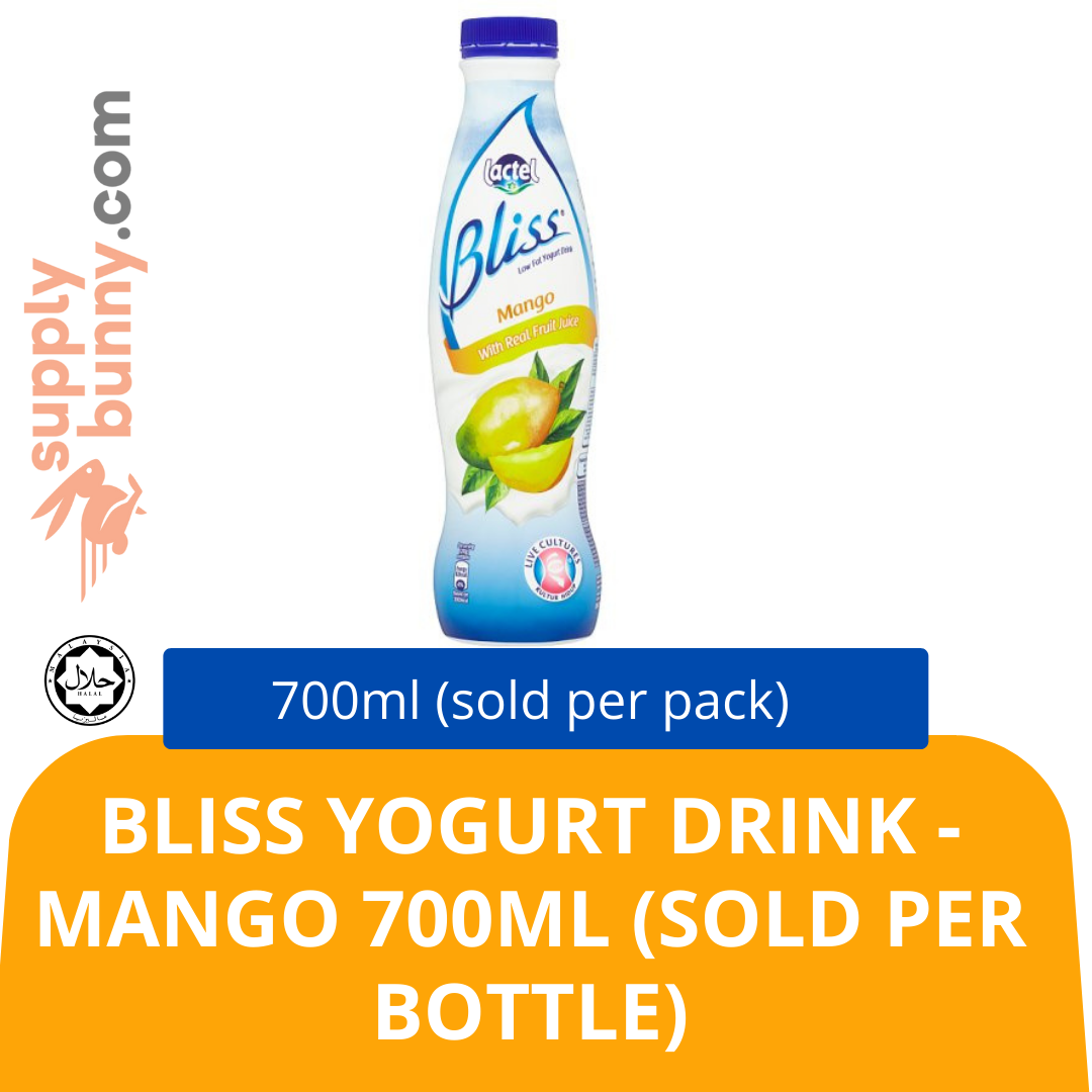BLISS Yogurt Drink - Mango 700ml (sold per bottle) Halal