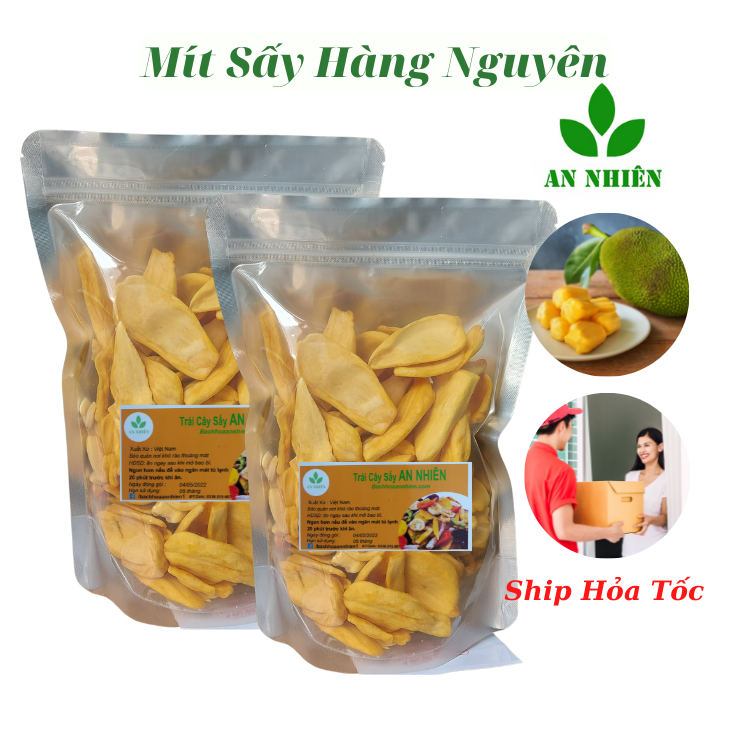 Mít sấy khô giòn hàng nguyên An Nhiên 1kg, đồ ăn vặt dinh dưỡng tốt cho sức khỏe