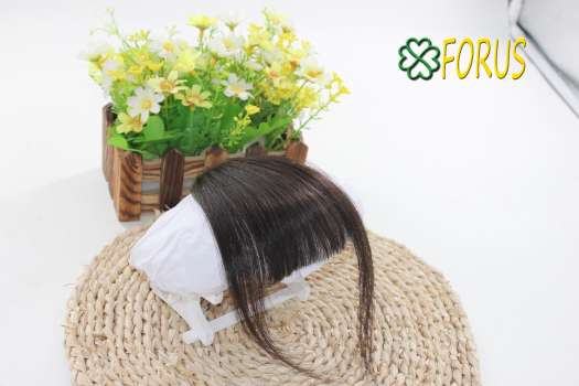 Tóc mái dầy M06, màu [nâu đen 4#] tóc giả nữ