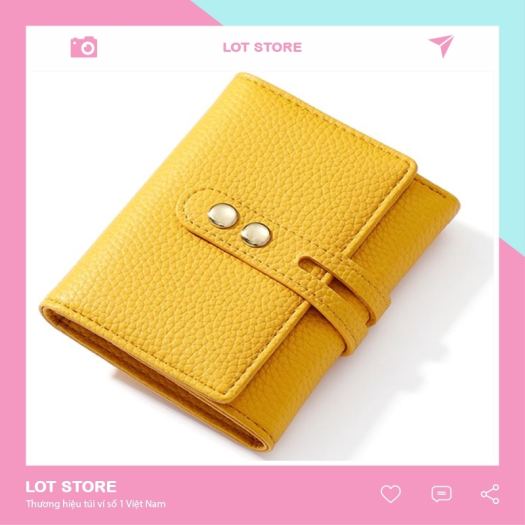 ℗  Ví nữ cầm tay TAOMICMIC mini ngắn nhỏ gọn bỏ túi nhiều ngăn thời trang cao cấp LOT STORE  VD439