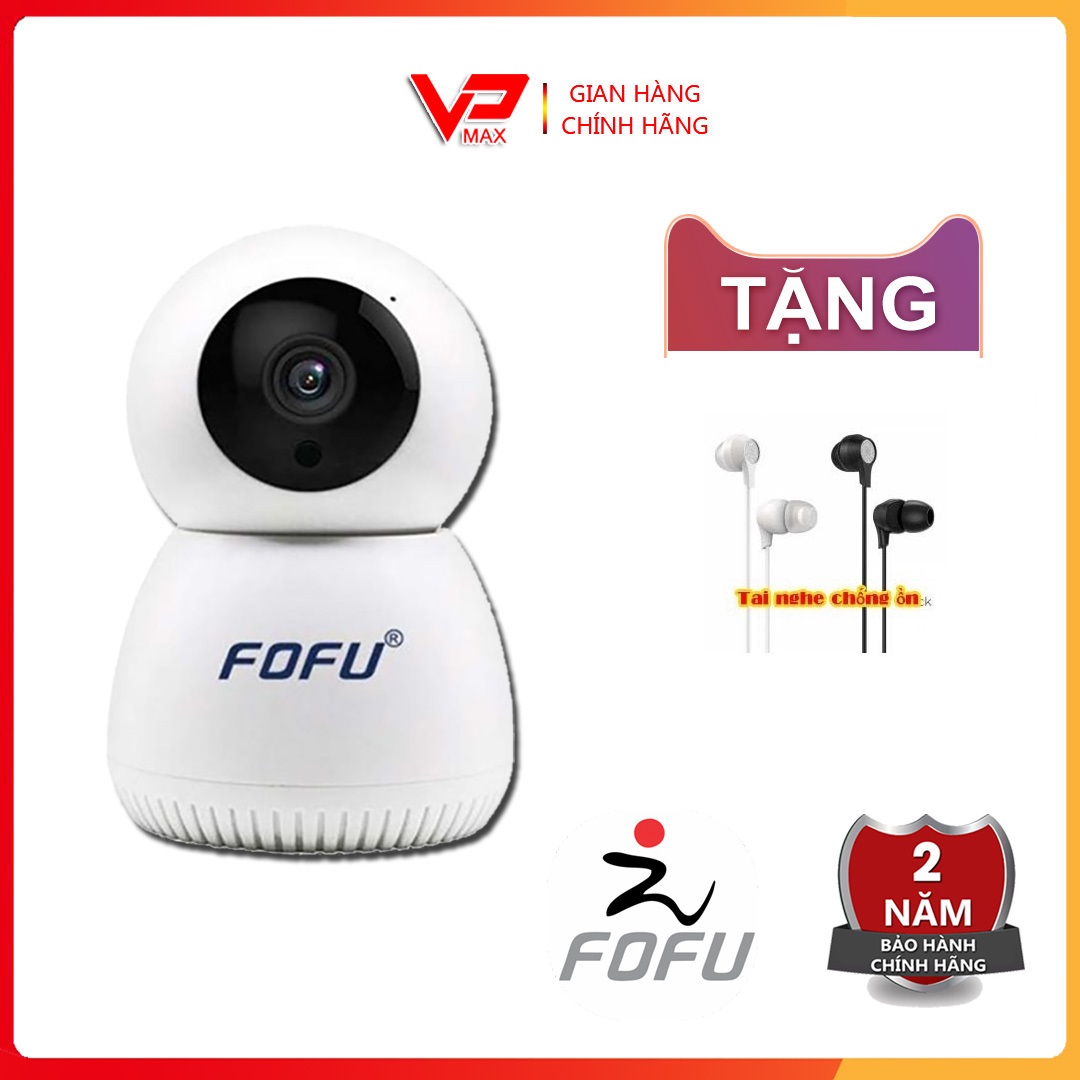 { Sale tặng tai nghe chống ồn } Camera IP WIFI an ninh chống trộm EZVIZ FOFU có chức năng đàm thoại âm thanh 2 chiều tự động theo dõi báo động có khe cắm thẻ nhớ hỗ trợ lưu trữ tối đa 128GB - VPMAX