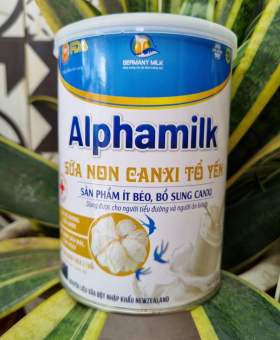 Alphamilk Sữa Non Canxi Tổ Yến giúp tăng cường miễn dịch, bổ sung Canxi MK7 tăng chiều cao cho trẻ