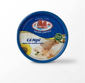 Cá ngừ ngâm dầu hướng dương Hạ Long 115/175g