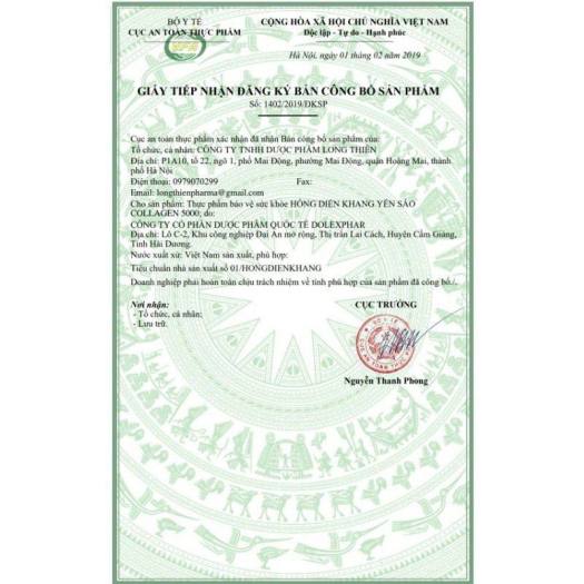 COLLAGEN DẠNG NƯỚC UỐNG ( LỎNG ) HỒNG DIỆN KHANG - 1 LỌ