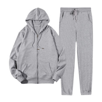 Bộ Nỉ Nữ Kéo Khóa Dài Tay Có Mũ Kèm Quần Dài Nỉ Ulzzang Thời Trang JayS QA NU 024V4