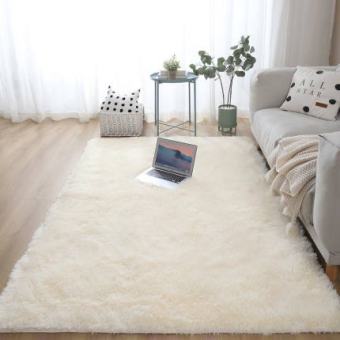 Thảm lông trải sàn phòng khách Màu Trắng Tinh , lót giường ngủ, sàn nhà