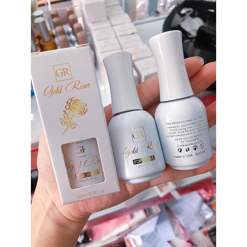 Base top hoa hồng gold mới