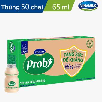 Thùng 50 Chai sữa chua uống Probi Có Đường 65ml Yaourt