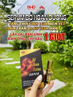 Xịt thảo dược Bổ Hoàn Dương - Xịt thảo dược kéo dài thời gian