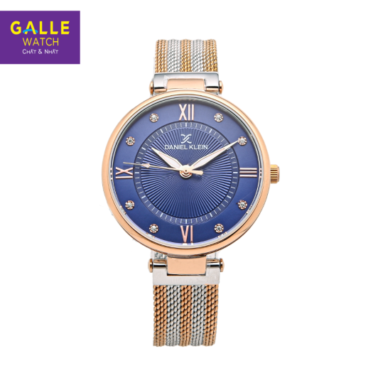 Đồng Hồ Nữ DANIEL KLEIN Chính Hãng - Galle Watch Store - Đồng Hồ Mặt Kính Cứng Dây Đeo Thép Đan Cao Cấp Không Gỉ, Chống Nước, Đồng Hồ Nữ Sang Trọng, Cao Cấp, Bảo Hành 24 Tháng, Thay Pin Miễn Phí Trọn Đời DK.1.12560