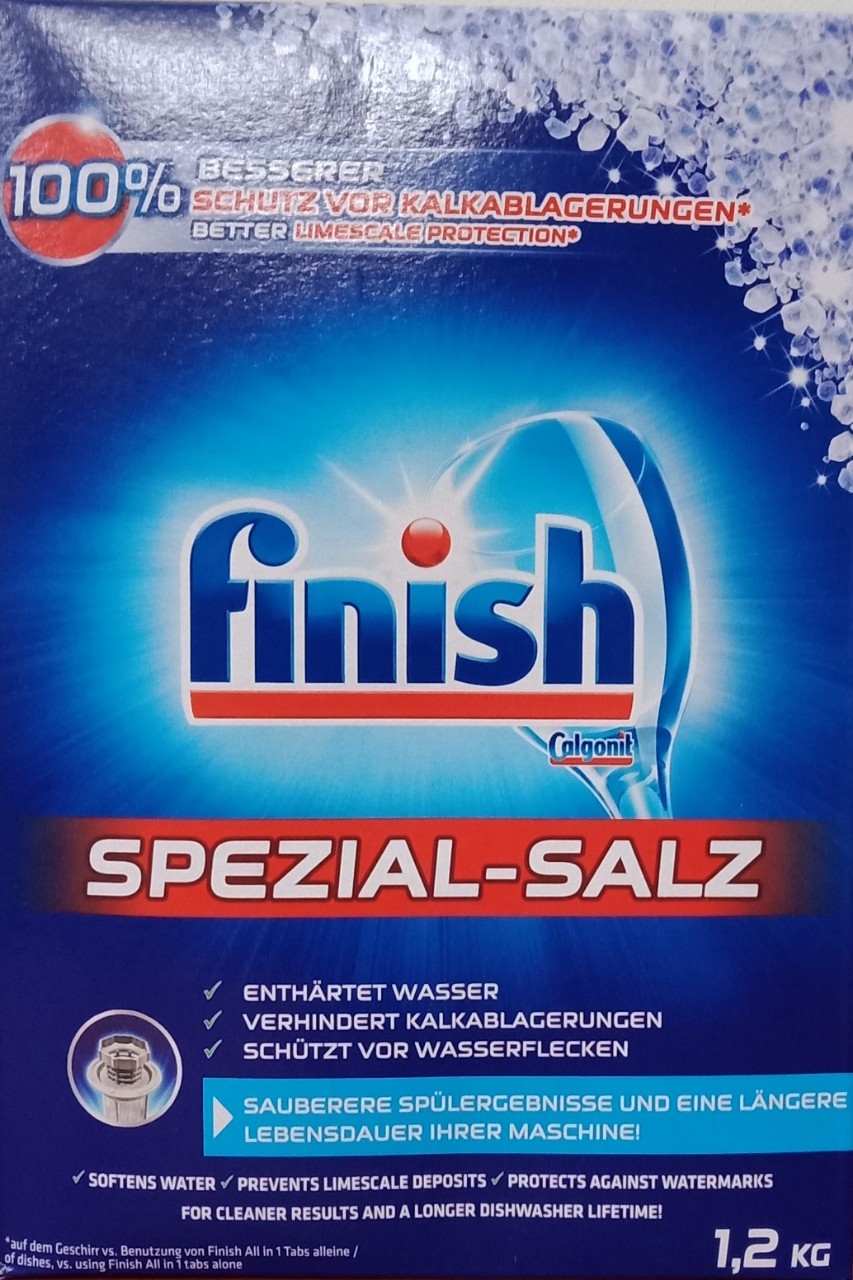 Muối rửa bát finish 1.2kg - muối rửa chén finish 1,2kg nhập khẩu chính hãng - muối finish giá rẻ