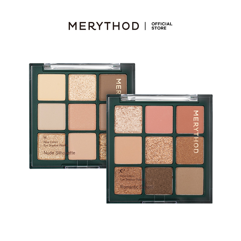 Gambar [MERYTHOD] Eye Shadow Palette Neutral to Highly Pigmented, 9 Colors in 1
