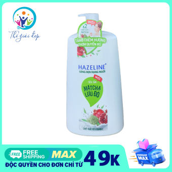 Sữa Tắm Hazeline Matcha Lựu Đỏ 1KG