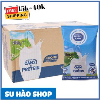 24 Bịch Sữa cô gái hà lan 220ml Dutch Lady Không đường (24x220ml)