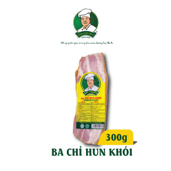 Ba chỉ hun khói 300g Ông già Ika