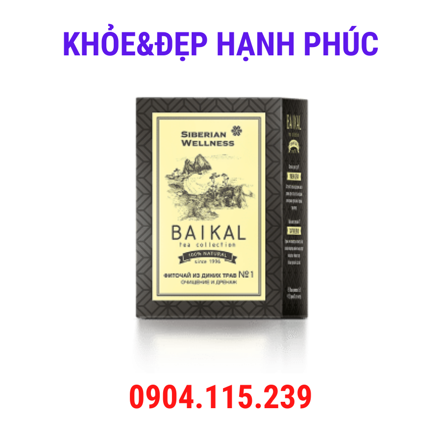 Trà gan ruột thận N1 Trà thảo mộc Baikal tea collection. Herbal tea N1 -