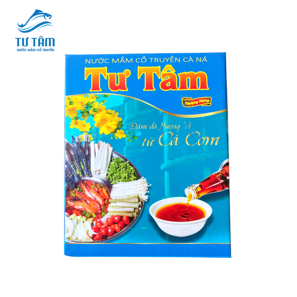 Nước mắm nhỉ cá cơm cà ná tư tâm loại thượng hạng hộp 1,5 l - cốt nhỉ đậm đà tuyệt hảo
