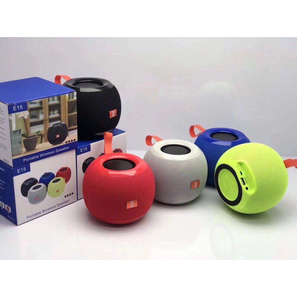 Loa bluetooth mini e15 kiểu táo tròn, âm thanh hay loa bluetooth e15 loa bluetooth mini e15 - loa bluetooth thương hiệu jbl loa bluetooth mini e15 siêu bass cực hay và bền