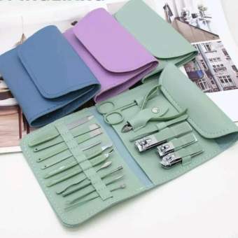 Bộ Kìm Cắt Móng Tay 16 Món Dạng Ví Dụng Cụ Làm Đẹp Tại Chỗ Kìm Cắt Móng Kìm Làm Đẹp Móng Tay Dao Cắt Móng Chân Dao Cắt Da Chết