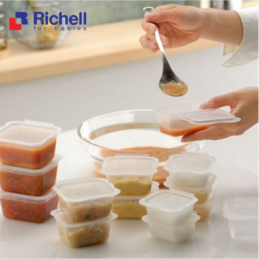 Bộ chia thức ăn Richell - Chính hãng