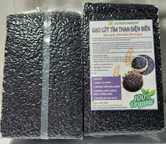 Gạo lứt dẻo tím than ăn kiêng thực dưỡng, gạo lức đen nấu không cần ngâm